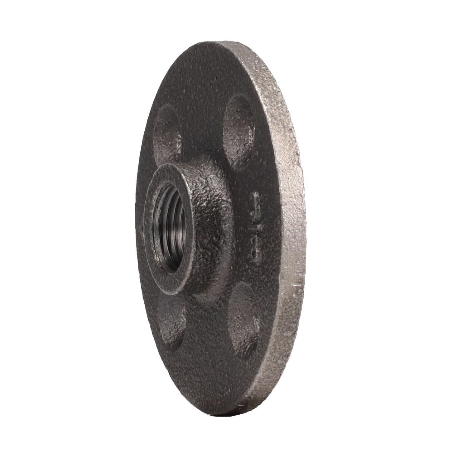 STZ Industries 3/8 in. FIP each Black Malleable Iron 2.75 in. L Floor Flange