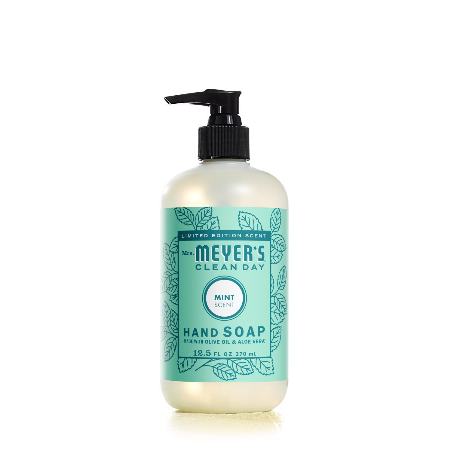 Mrs. Meyer's Clean Day Organic Mint Scent Hand Soap 12.5 oz
