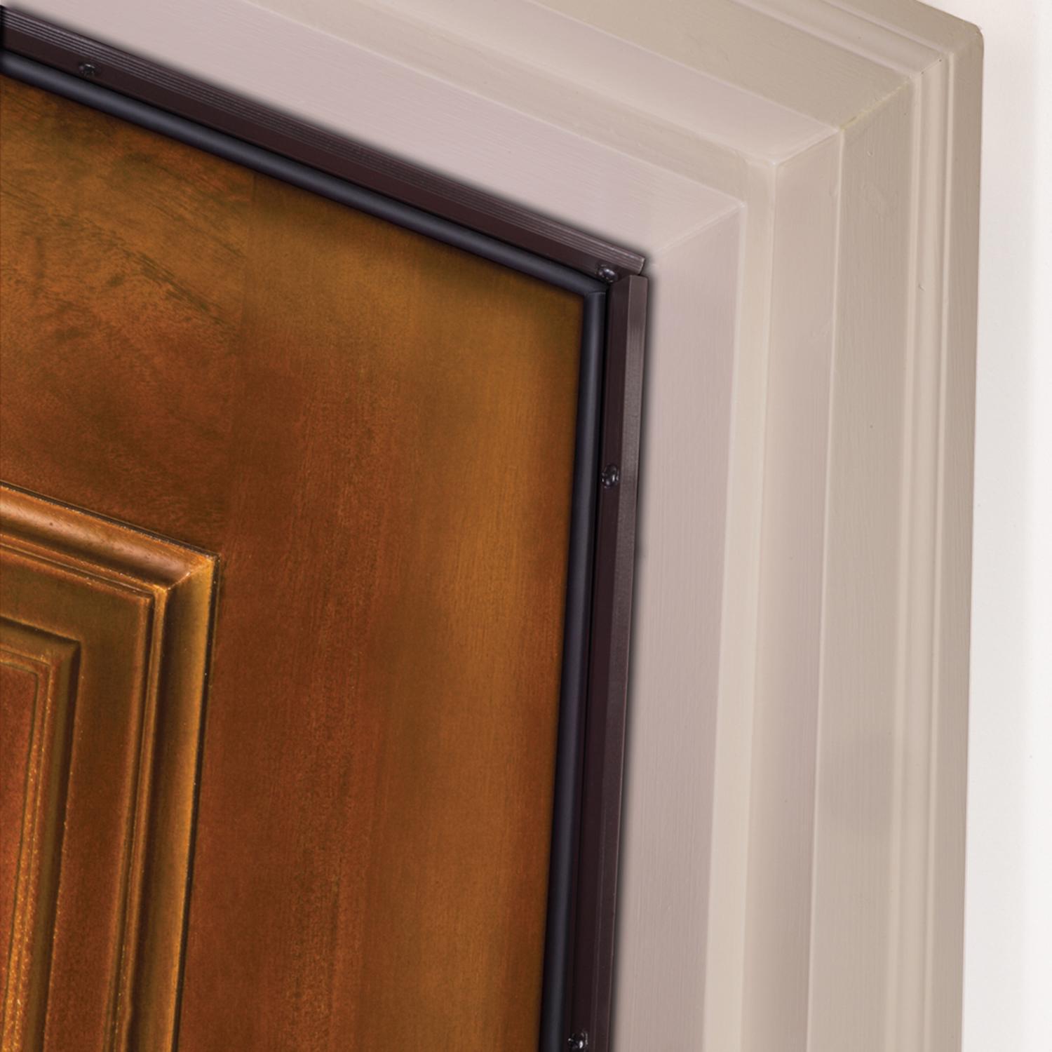 M-D Building Products Bronze Aluminum/Vinyl Weatherstrip Set For Doors 36 in. L X 0.25 in.