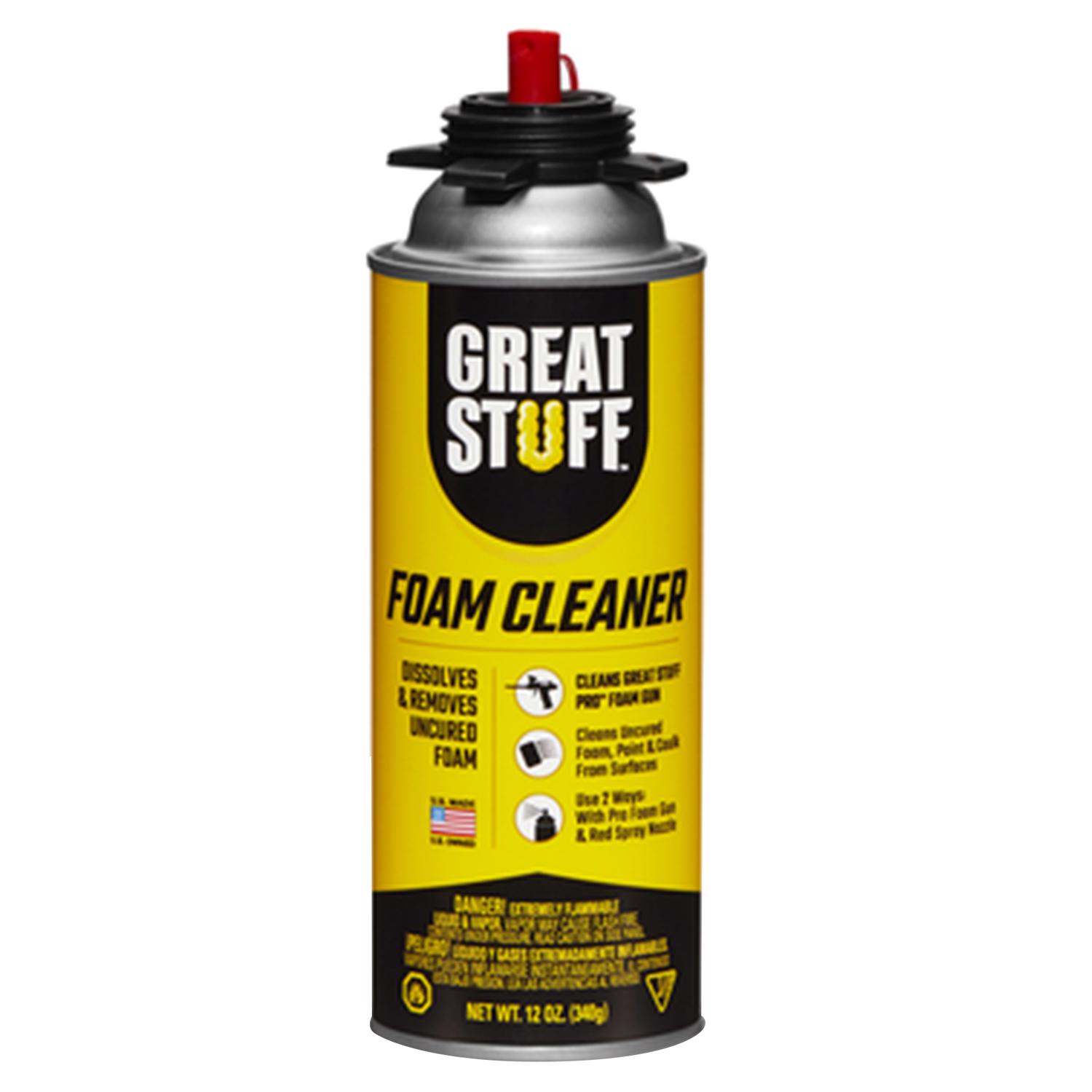 Great Stuff Foam Gun Tool Cleaner 12 oz Foam