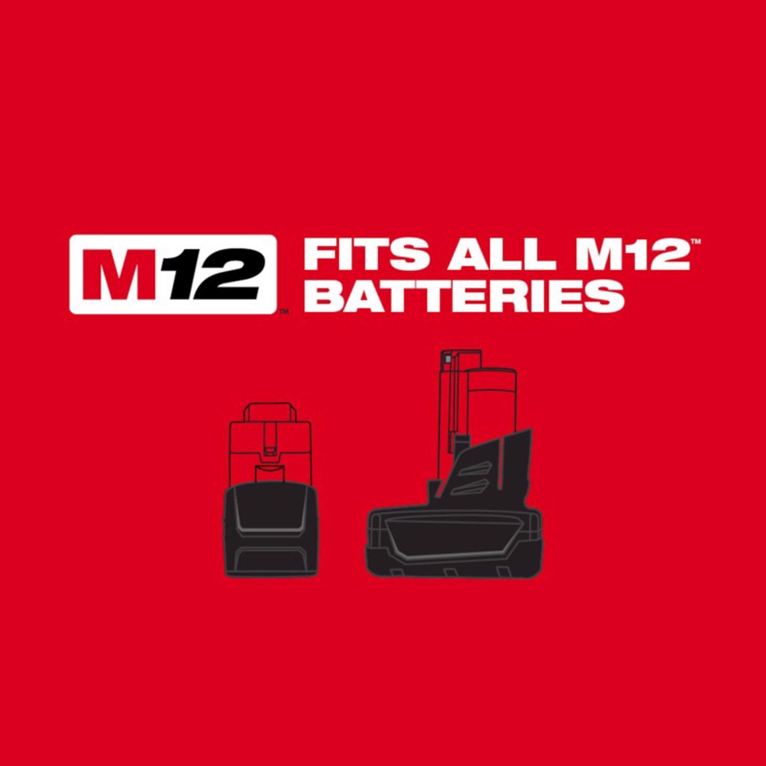 Milwaukee M12 12 V 120 psi Tire Inflator