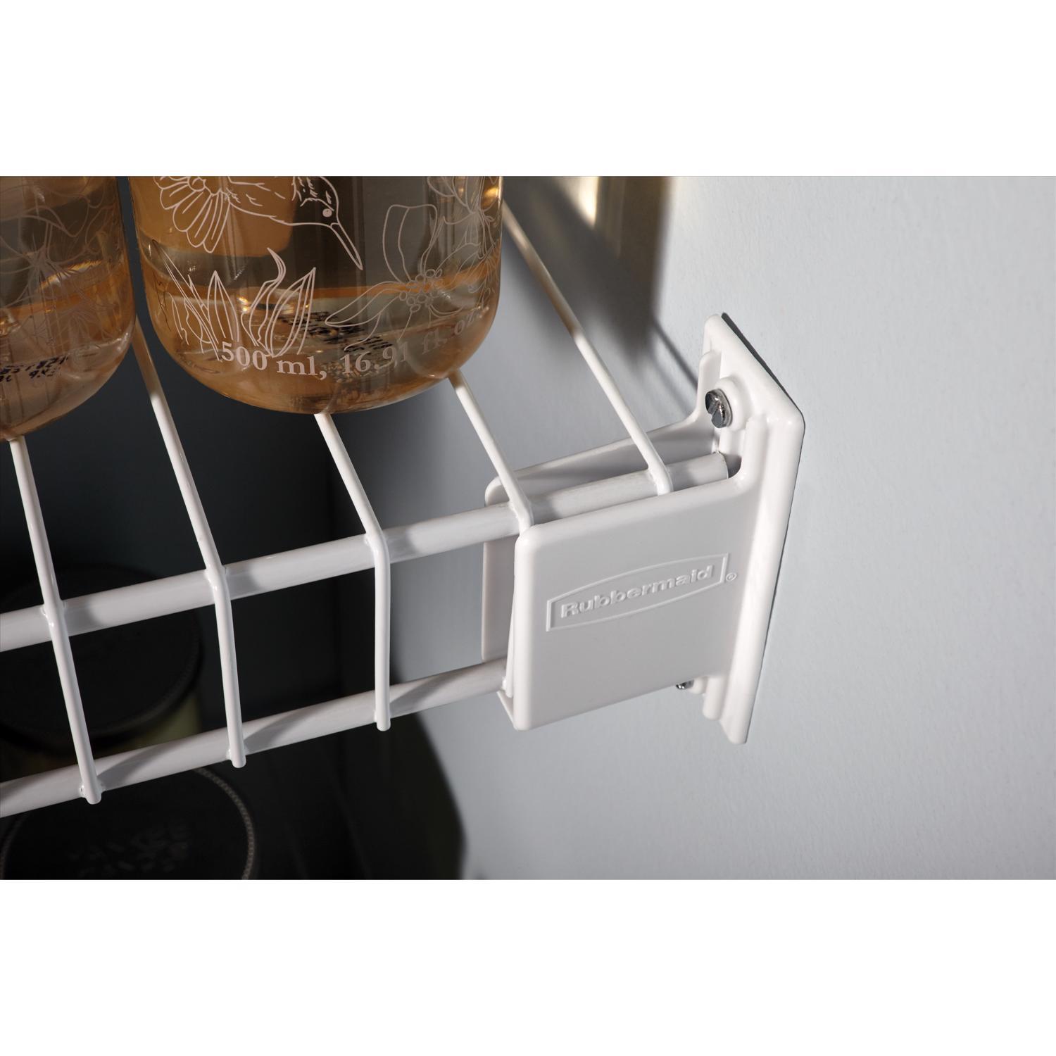 Rubbermaid 4.5 in. H X 1.5 in. W X 0.5 in. L Metal Sidewall Bracket