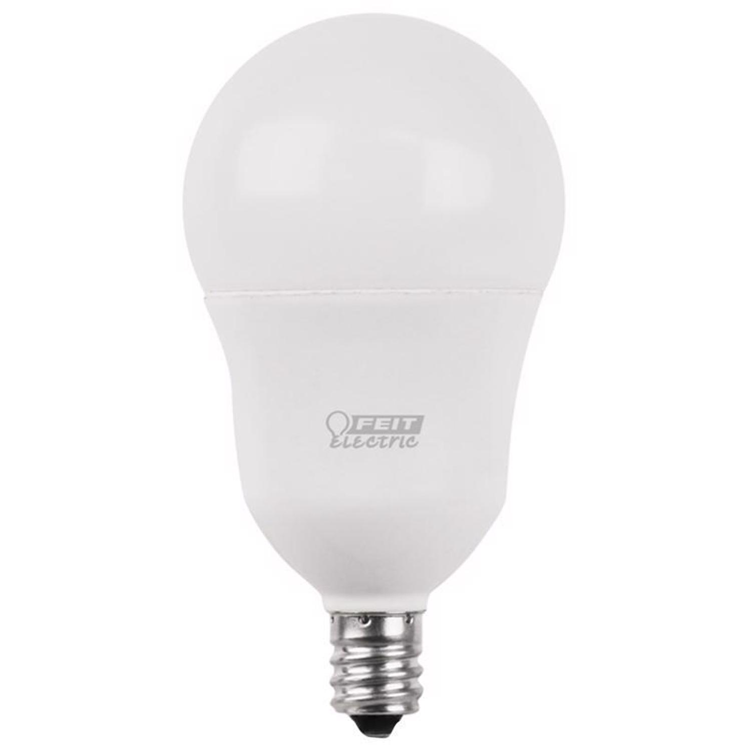 Feit Enhance A15 E12 (Candelabra) LED Bulb Daylight 40 Watt Equivalence 2 pk
