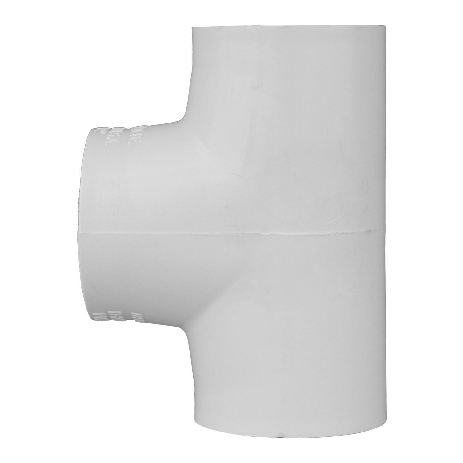 Charlotte Pipe Schedule 40 1-1/2 in. Slip X 1-1/2 in. D Slip PVC Tee 1 pk