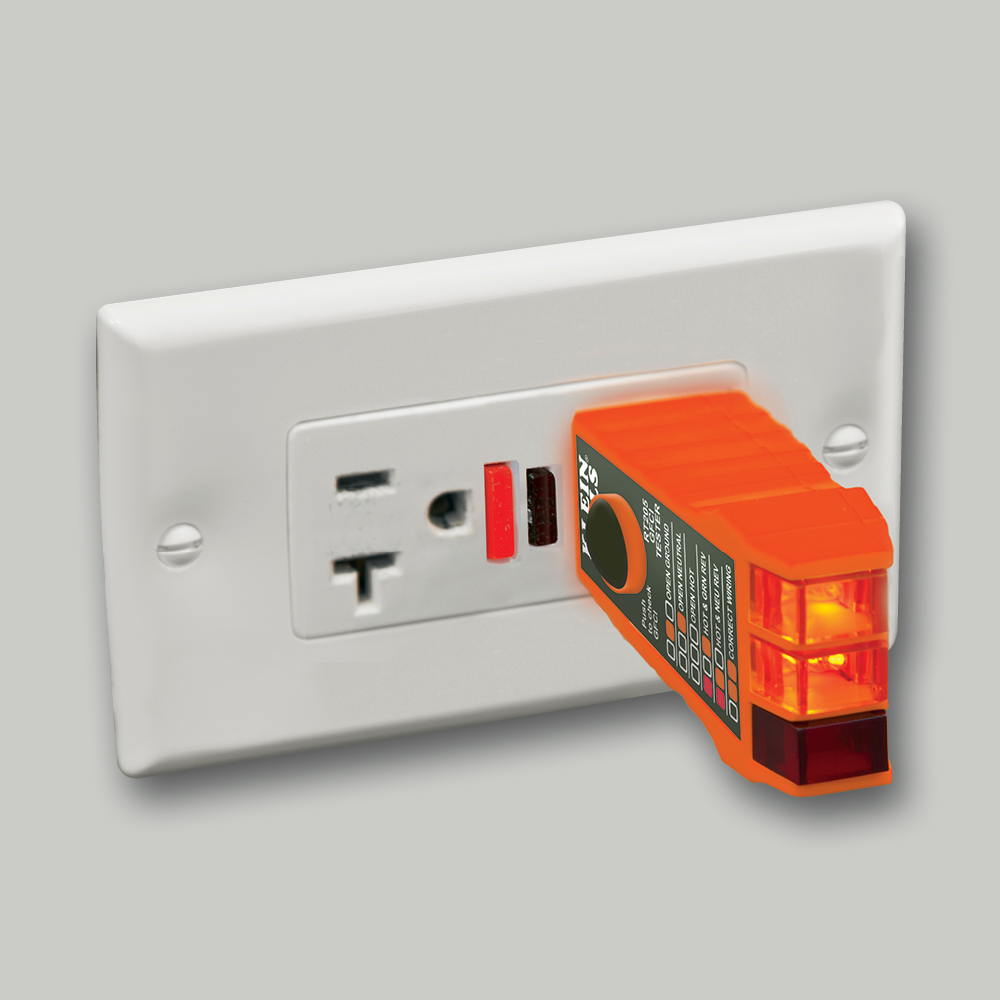 Klein Non-Contact Voltage and GFCI Receptacle Test Kit