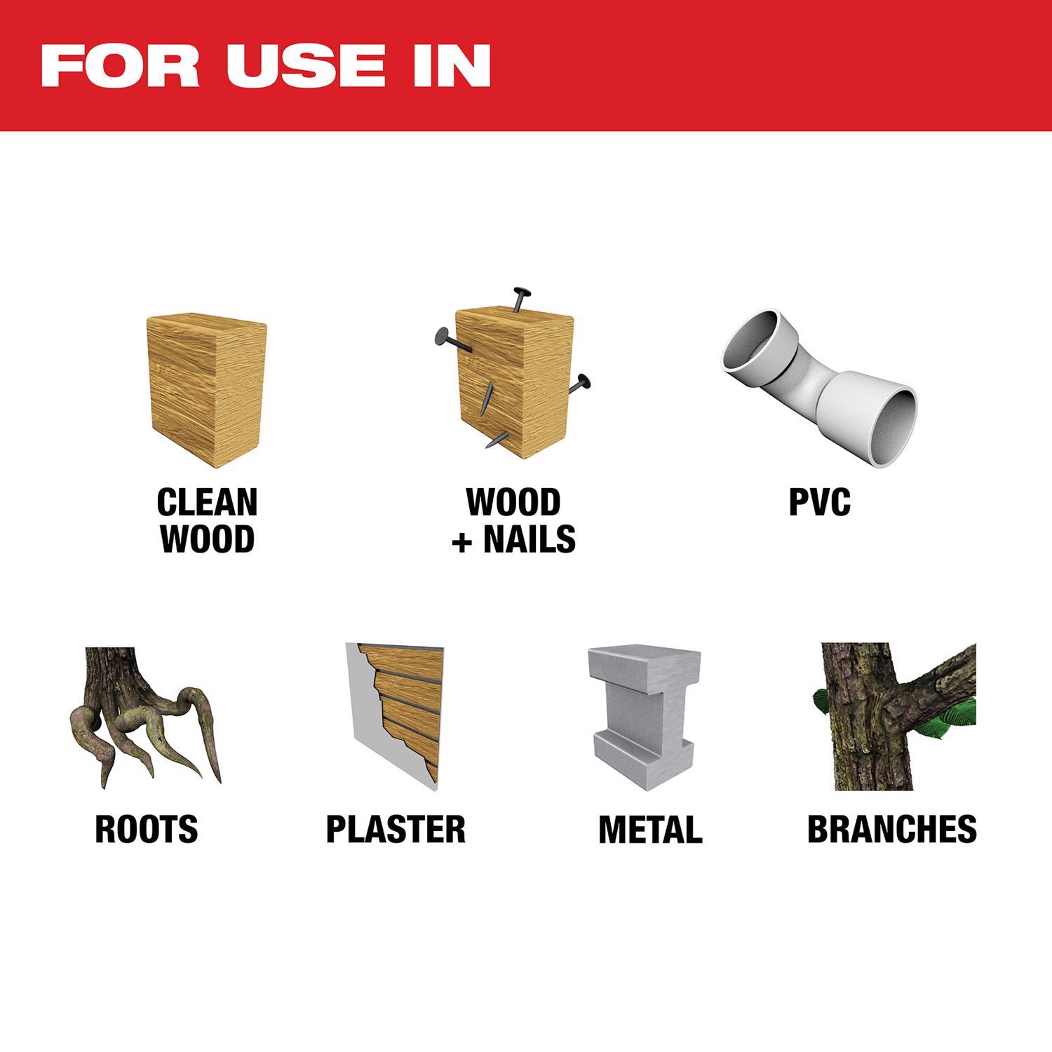 Milwaukee M18 Hackzall Cordless Brushed One-Handed Reciprocating Saw Tool Only