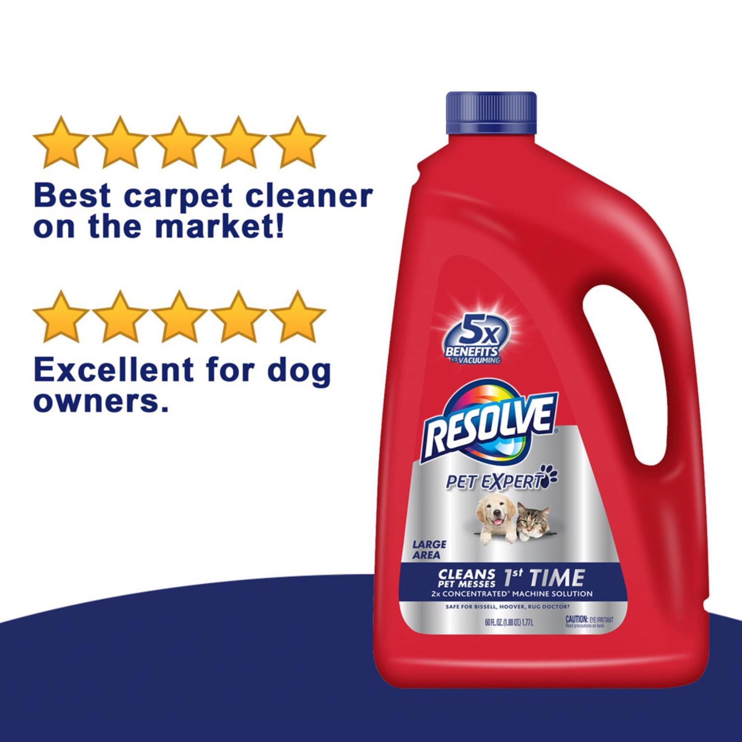 Resolve No Scent Carpet Cleaner 48 oz Liquid Concentrated