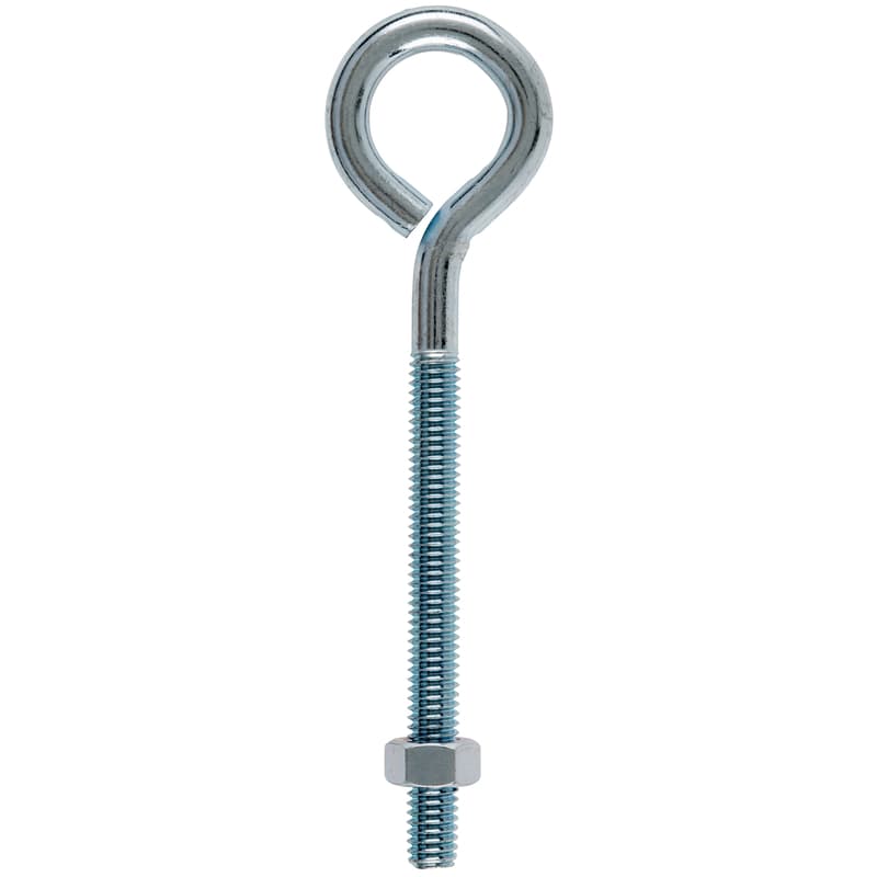 Hampton 5/16 in. X 5 in. L Zinc-Plated Steel Eyebolt Nut Included