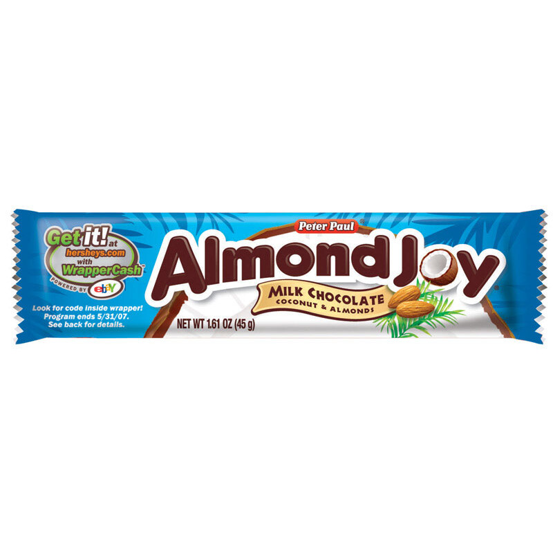 Almond Joy Coconut and Almond Chocolate Candy Bar 1.61 oz