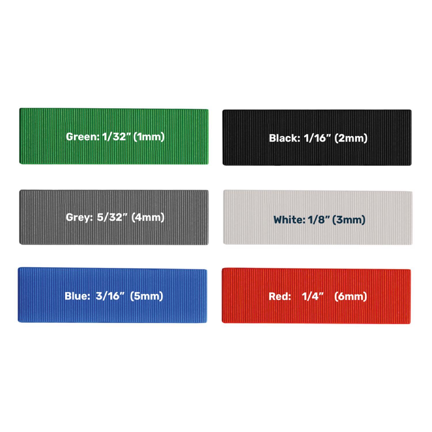 Broadfix 1.13 in. W X 4 in. L Plastic Shim 60 pk