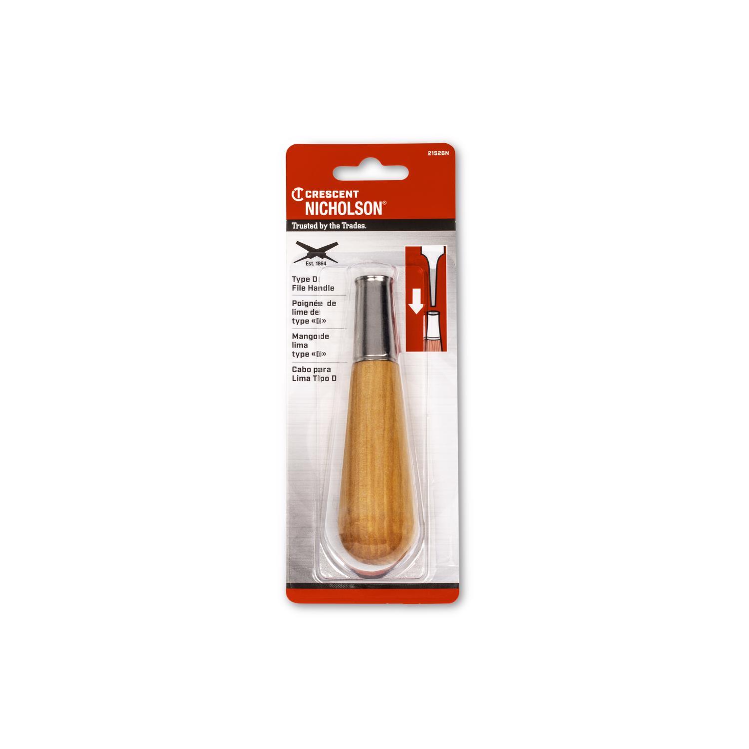 Crescent Nicholson 4-7/8 in. L X 2.85 in. W Wood File Handle 1 pc