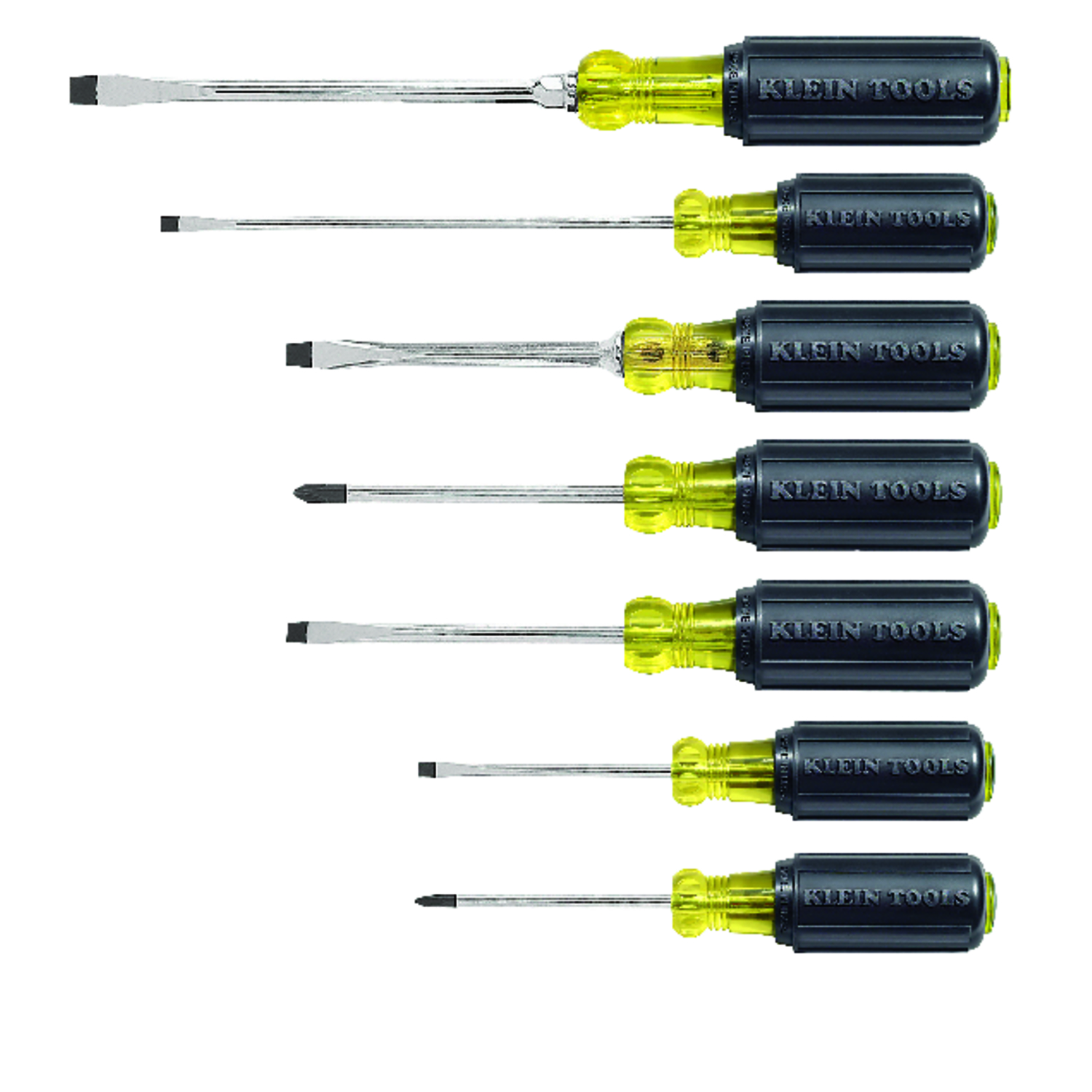 Klein Tools Phillips/Slotted Screwdriver Set 7 pc