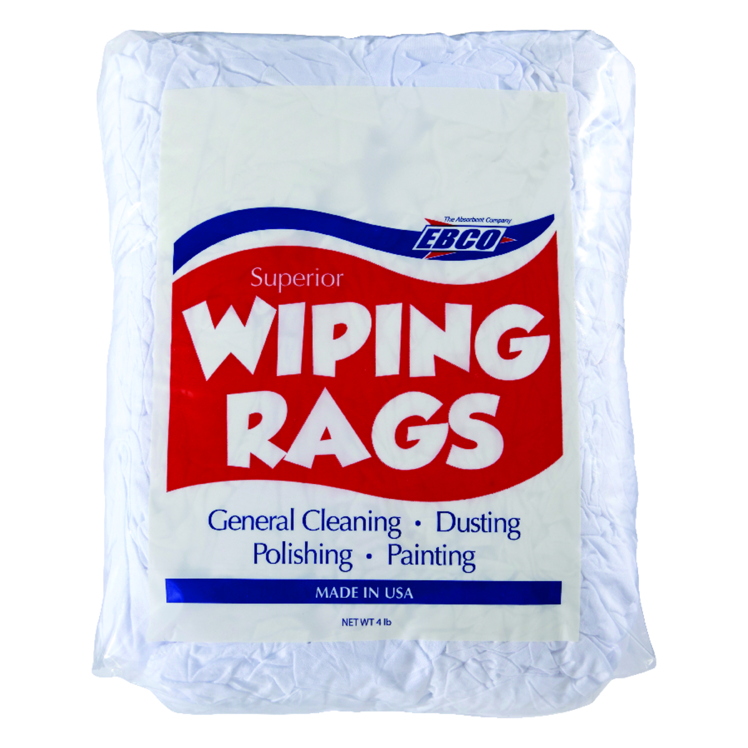 Wi Superior Wipeco Cotton Wiping Rags 18 in. W X 18 in. L 4 lb