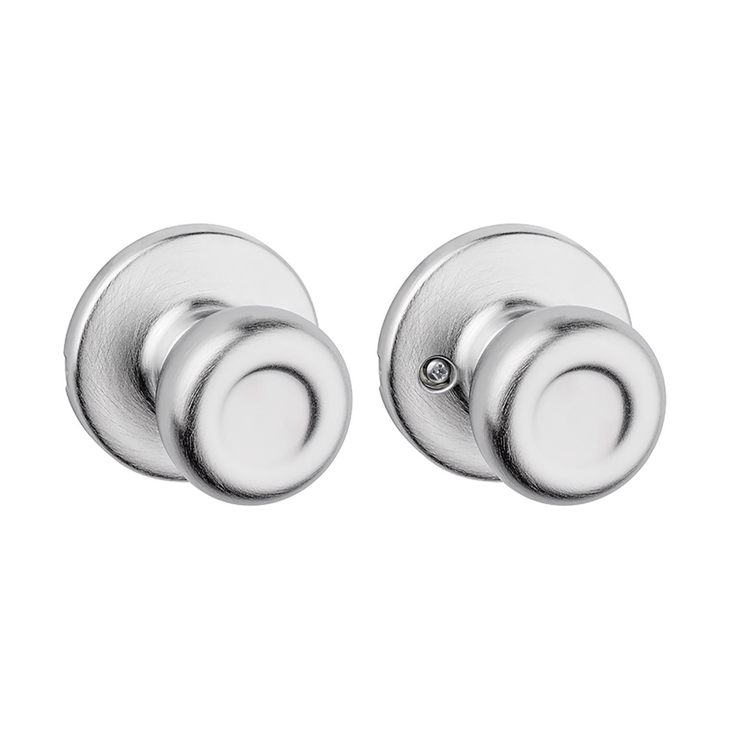 Kwikset Tylo Satin Chrome Passage Door Knob Right or Left Handed