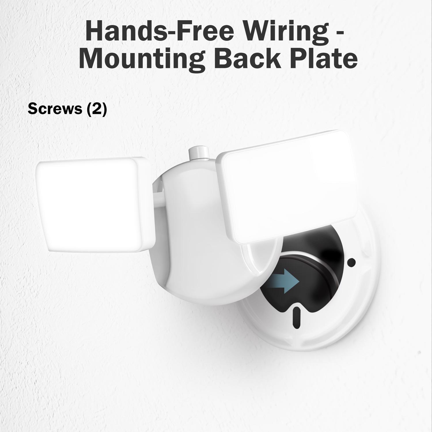 Feit LED Dusk to Dawn Hardwired LED White Security Floodlight