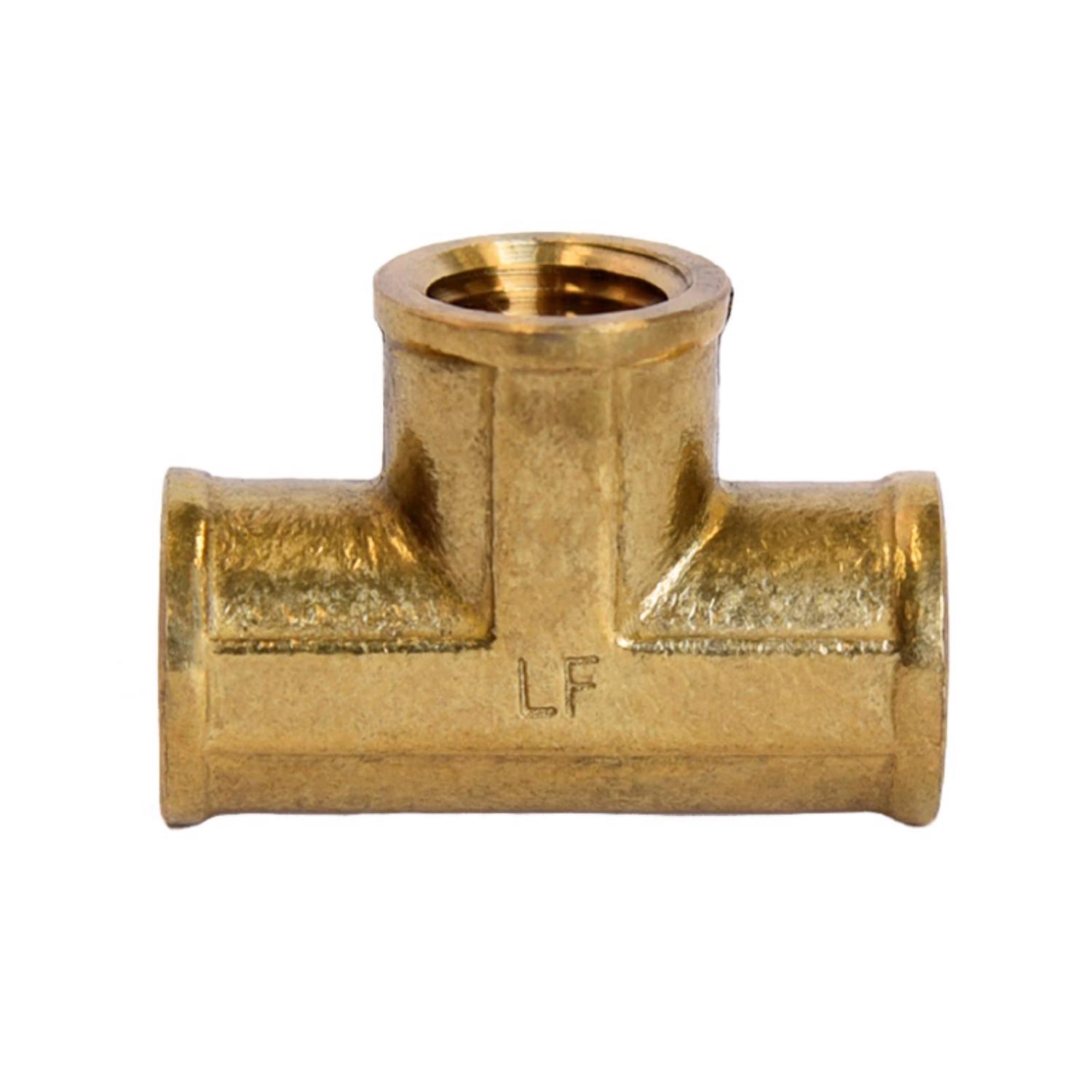 ATC 1/4 in. FPT 1/4 in. D FPT Brass Tee