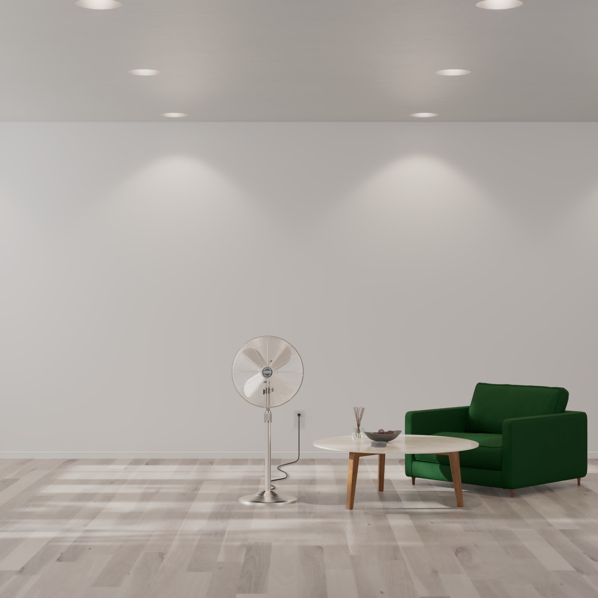 Hunter Fan Pedestal Fan Nickle