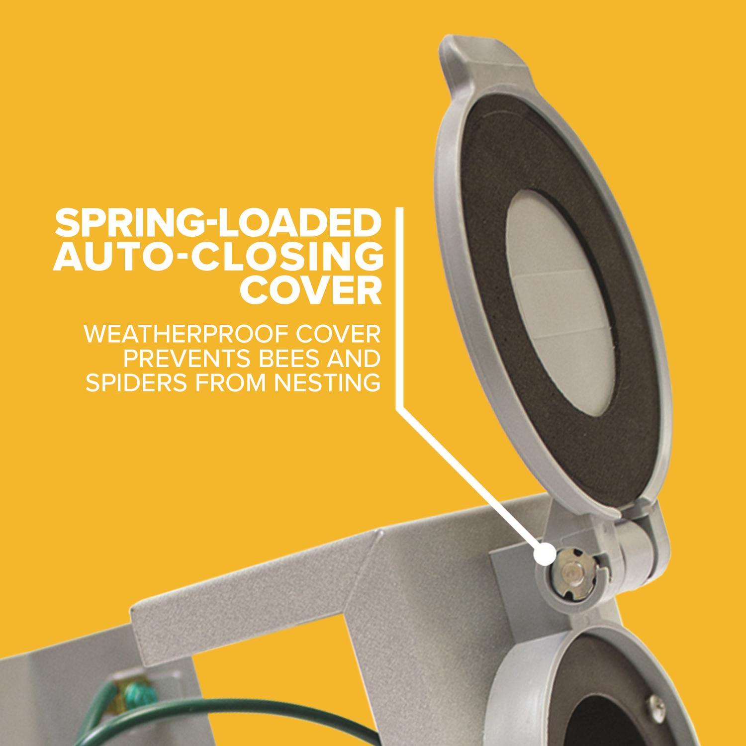 Reliance Controls 20 amps 125/250 V 1 space 4 circuits Surface Mount Power Inlet Box