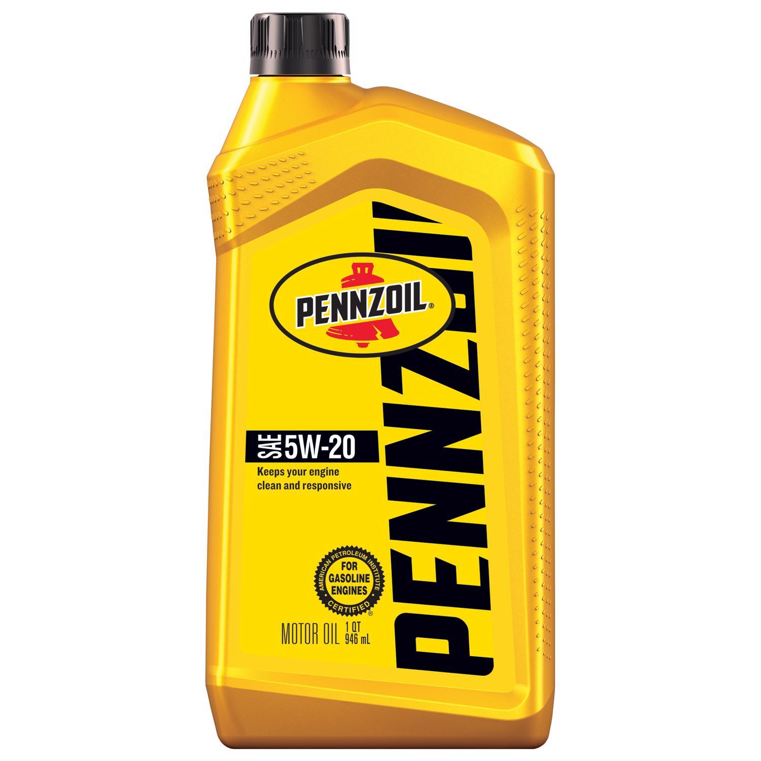 Pennzoil 5W-20 4-Cycle Synthetic Blend Motor Oil 1 qt 1 pk