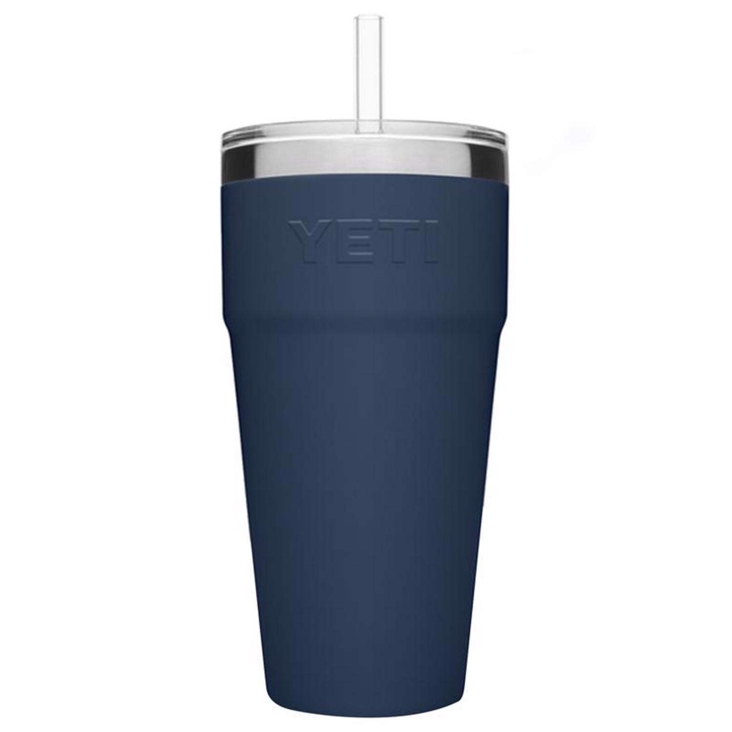 YETI Rambler 26 oz Navy BPA Free Straw Cup