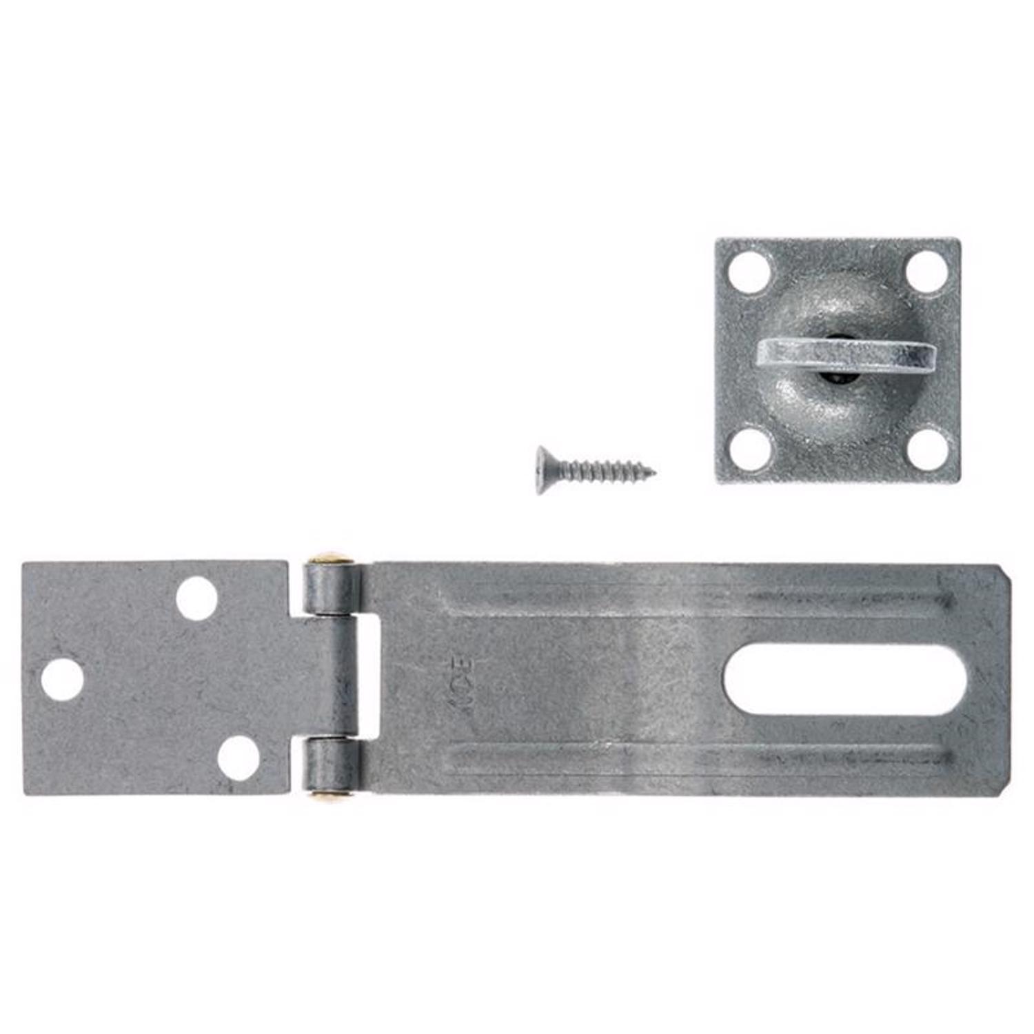 Ace Galvanized Steel 4-1/2 in. L Swivel Staple Safety Hasp