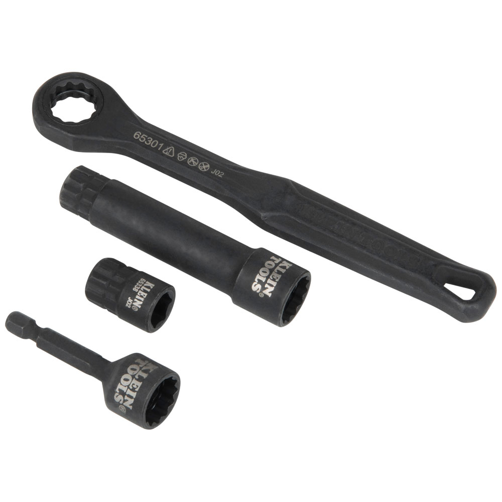 Klein KNECT 1/4-in. Drive Impact-Rated Pass Through Socket Set, 32-Piece