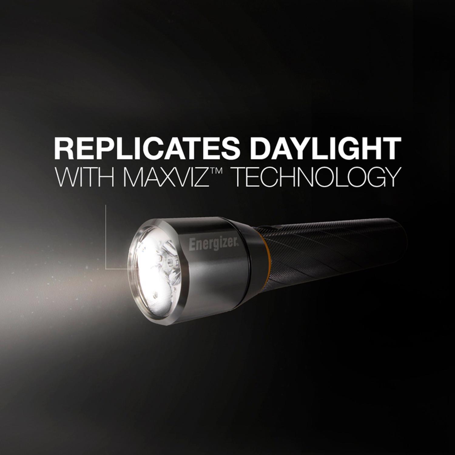 Energizer 1300 lm Gray LED Flashlight AA Battery
