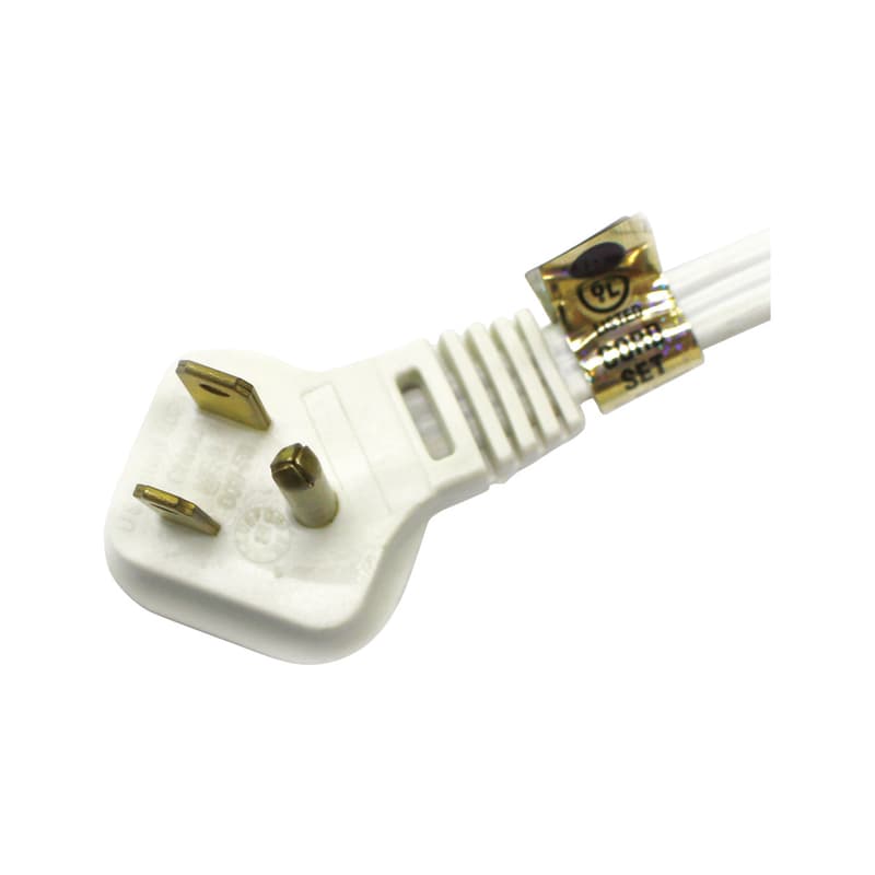 Ace Indoor 6 ft. L White Extension Cord 16/3 SPT-3