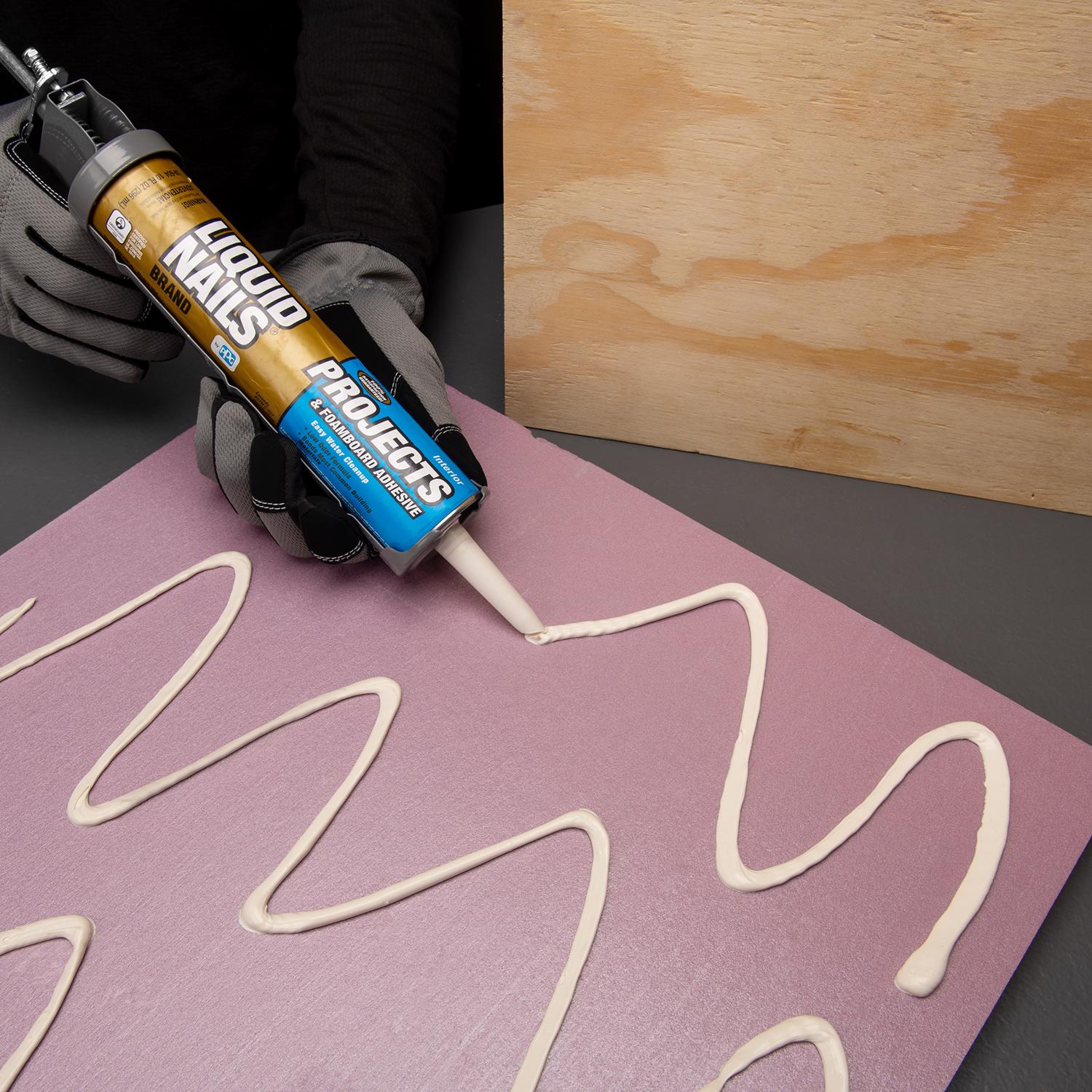 Liquid Nails Projects & Foamboard High Strength Latex Adhesive 10 oz