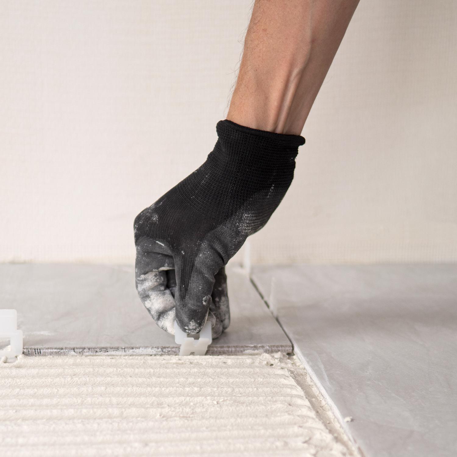 QEP Lash 1 in. H X 1/16 in. W Plastic Tile Spacer Clips 300 pk