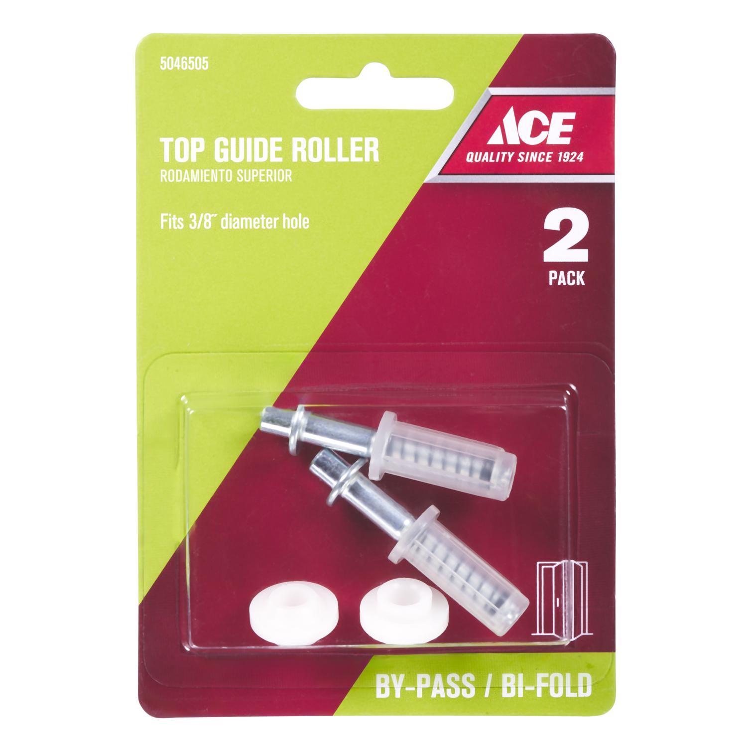 Ace White Steel Bi-fold Door Pivot 2 pc