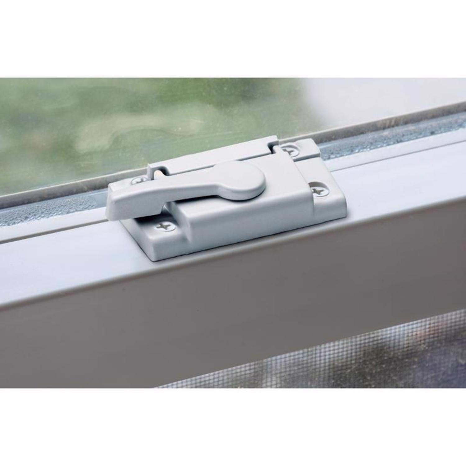 Ace White Zinc Window Lock 3/8 in. H 1 Pack