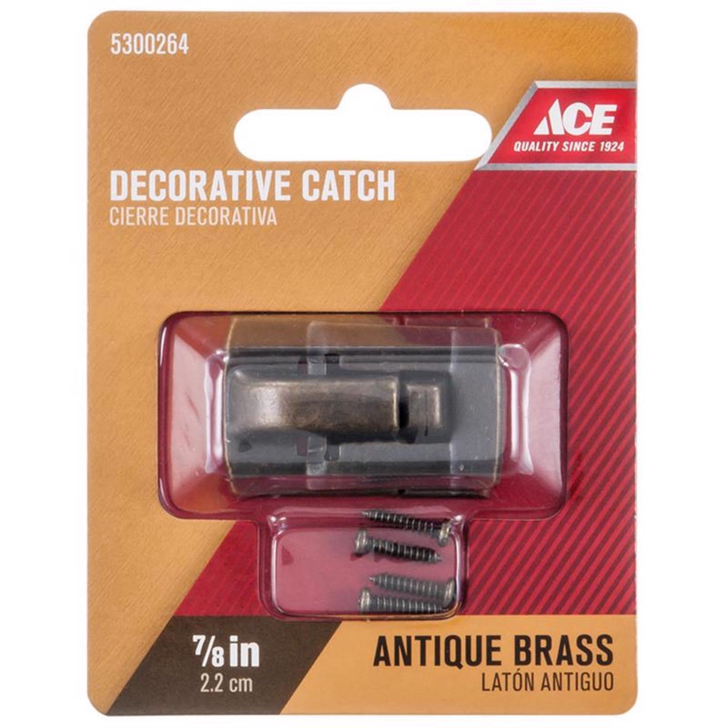 Ace Antique Brass Zinc Decorative Catch 1 pk