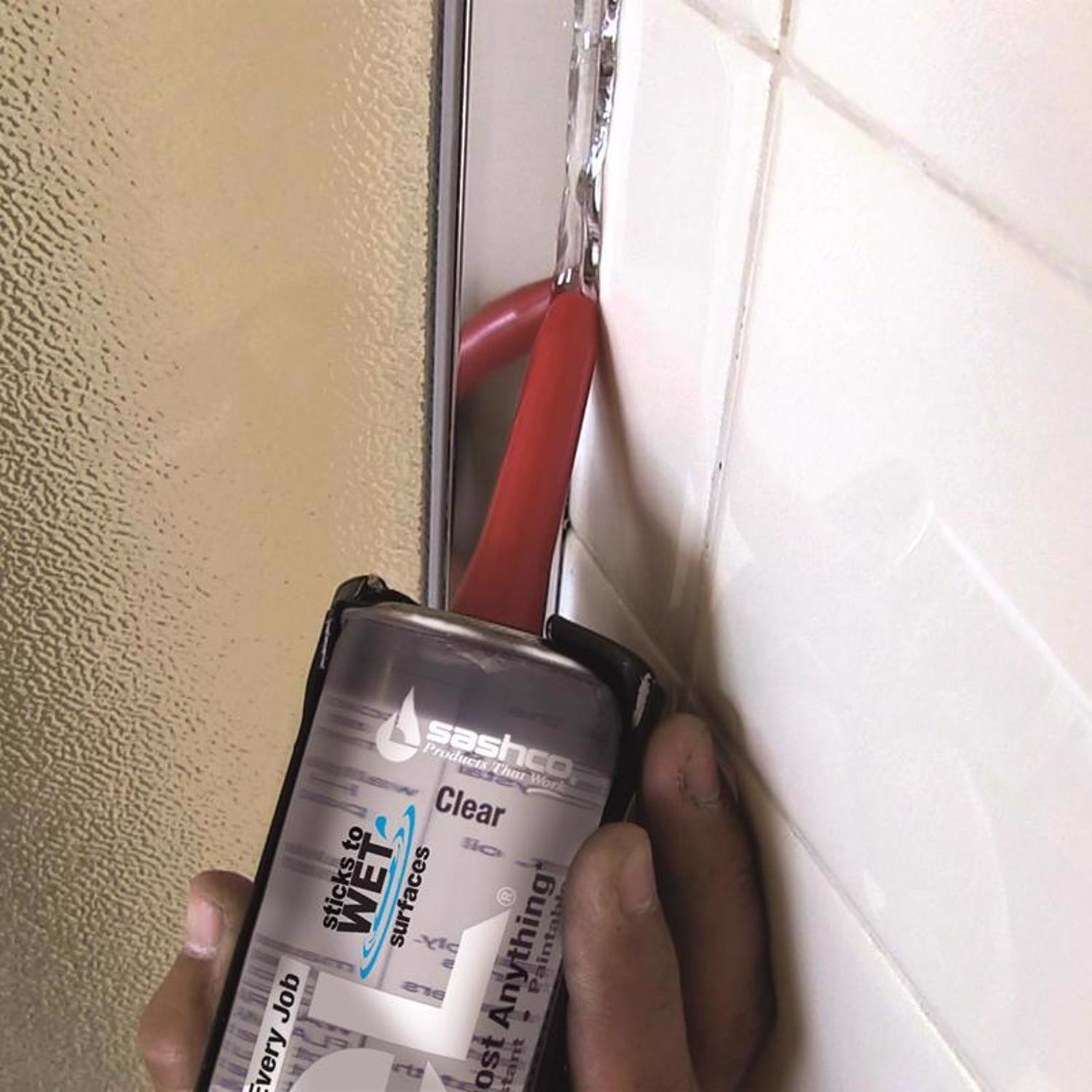 Sashco Lexel Clear Synthetic Rubber All Purpose Caulk 5 oz