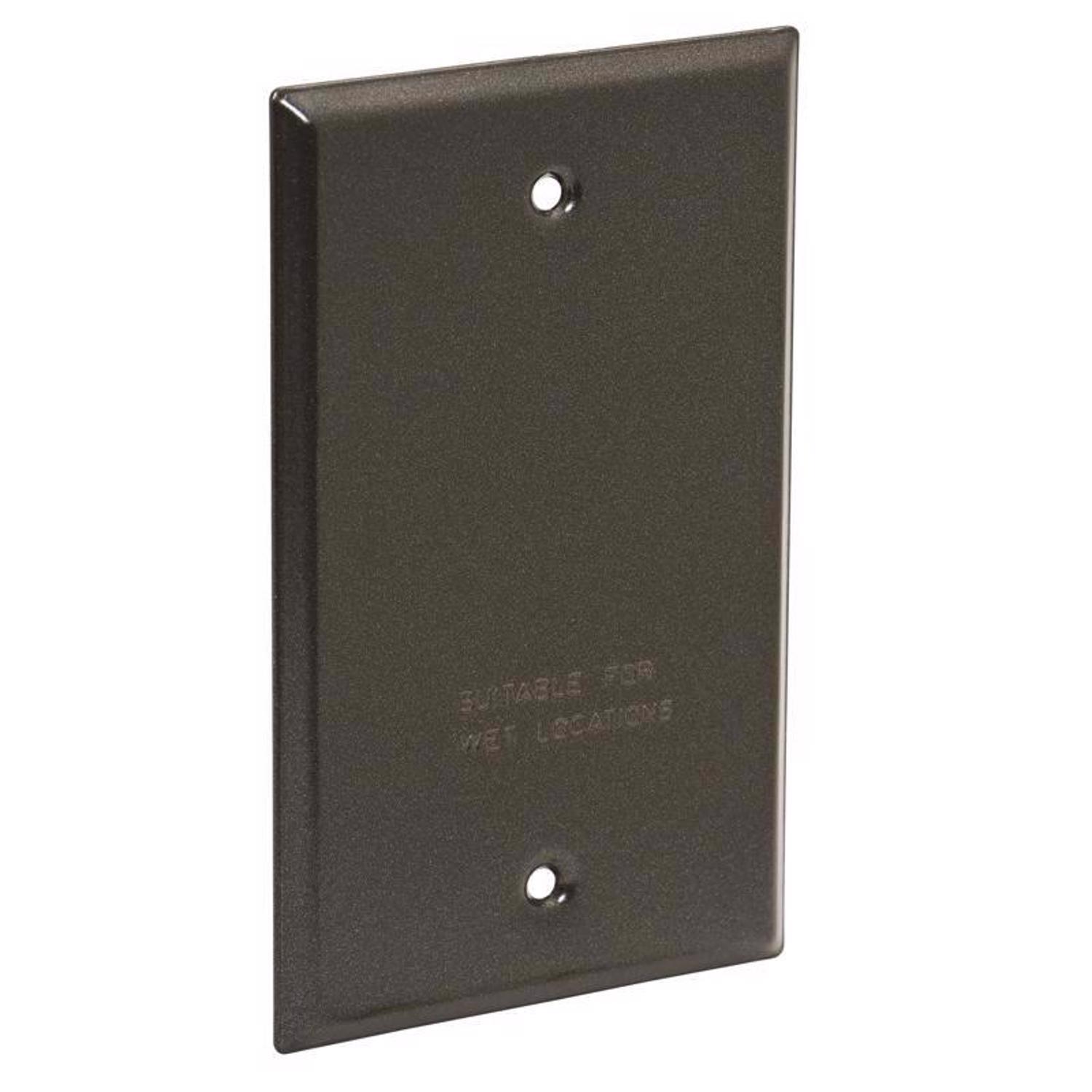 Sigma Engineered Solutions Rectangle Steel 1 gang 4.52 in. H X 2.77 in. W Flat Box Cover