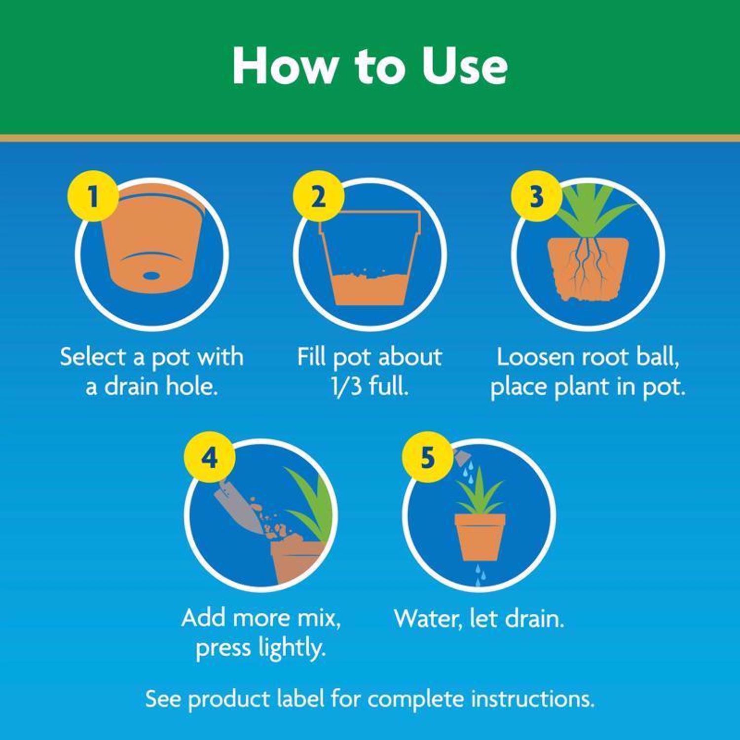 Miracle-Gro Moisture Control Flower and Plant Potting Mix 16 qt