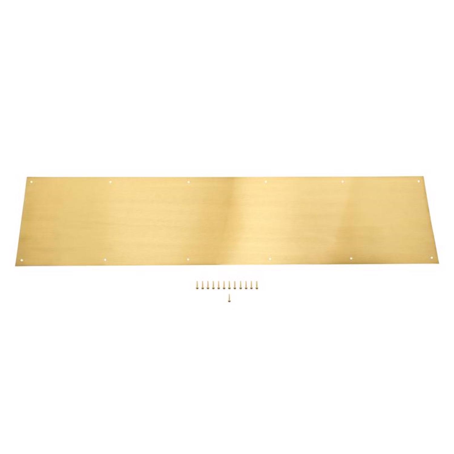 Ace 8 in. H X 34 in. L Brass Brass Kickplate