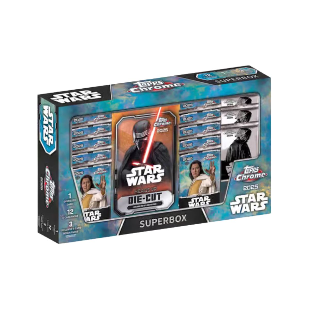 Topps Star Wars Chrome Super Box Trading Cards