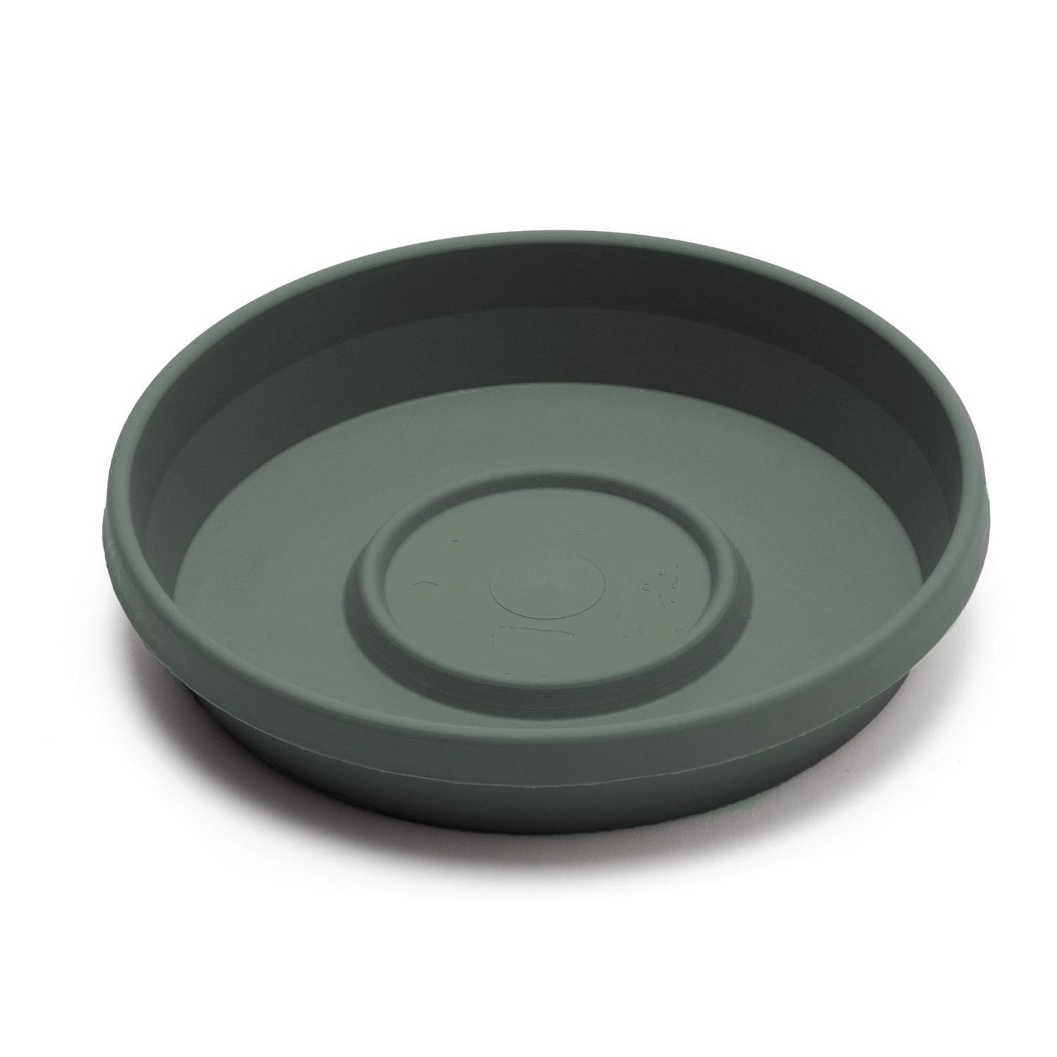Bloem Terra 1 in. H X 5.5 in. W X 4.75 in. D Plastic Traditional Plant Saucer Basil