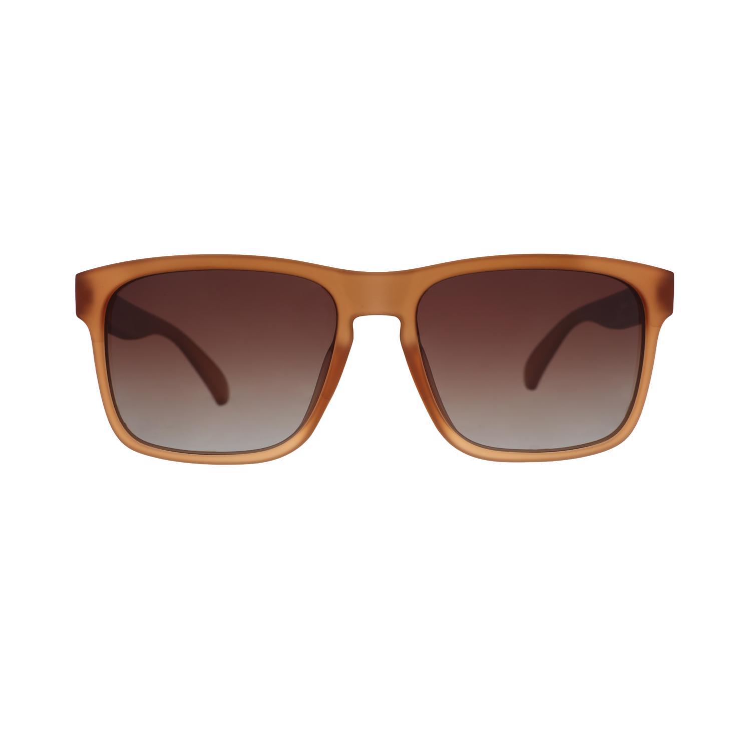 goodr Grand G - Cashmere Corporate Camo Sunglasses Unisex Brown Frame Brown Lens Polarized