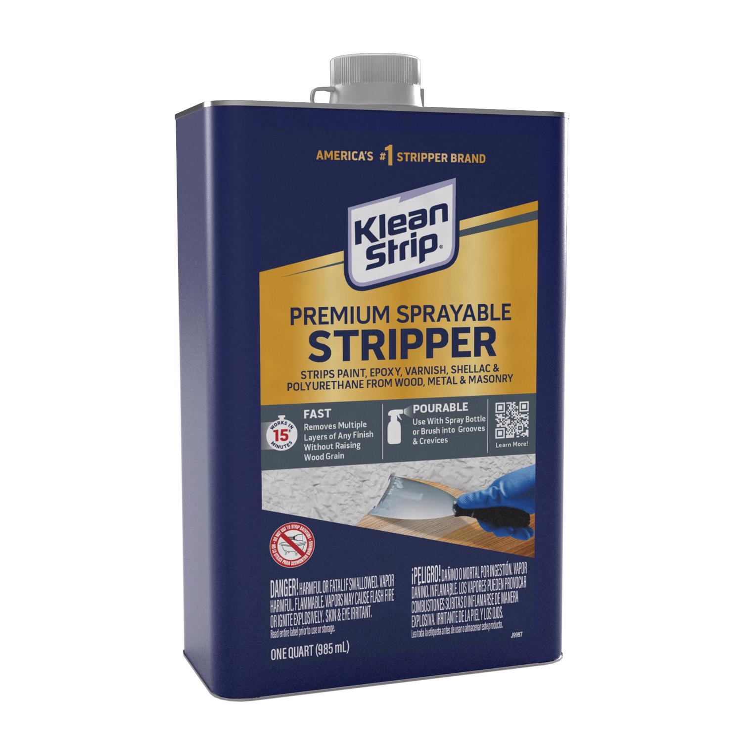 Klean Strip Sprayable Fast Paint and Varnish Stripper 1 qt