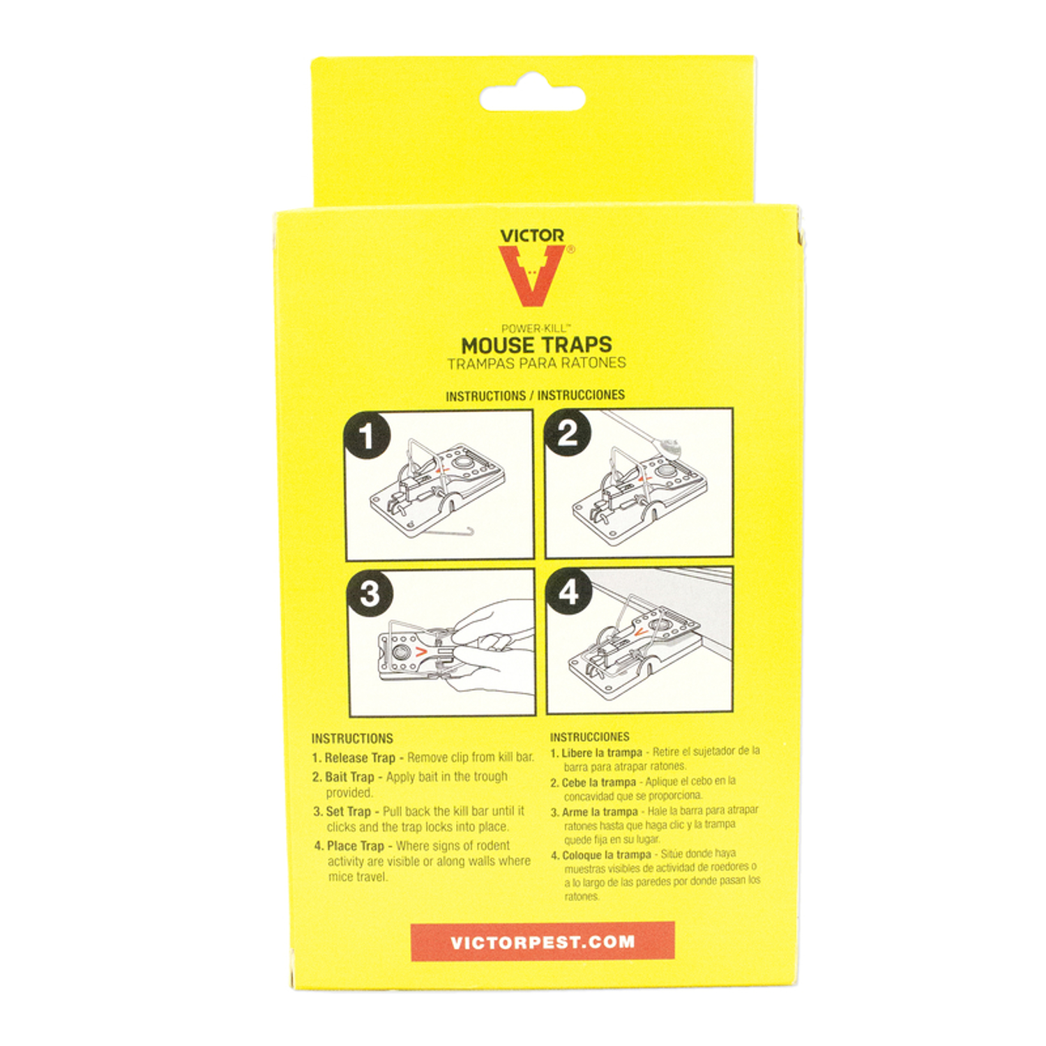 Victor Power-Kill Small Snap Trap For Mice 2 pk