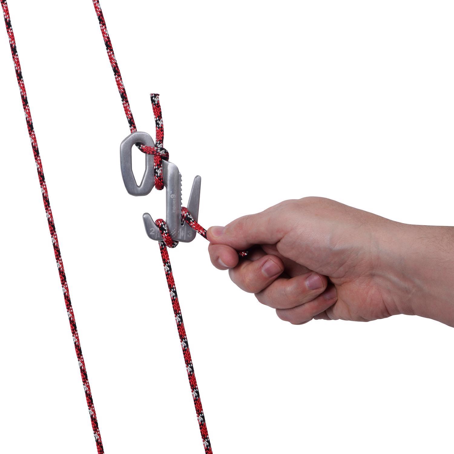 Nite Ize Figure 9 3 in. L Silver Twisted Plastic Tie-Down Rope