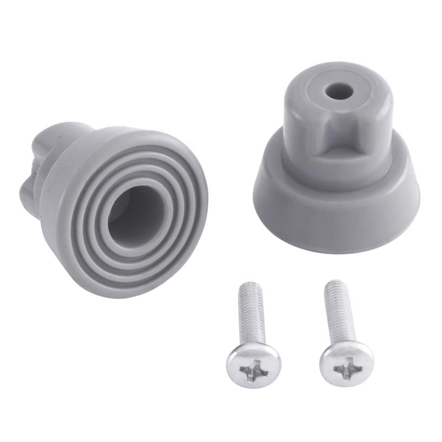 Ace 1 in. W Rubber Gray Door Stop Tip Over the door clip 1 in.