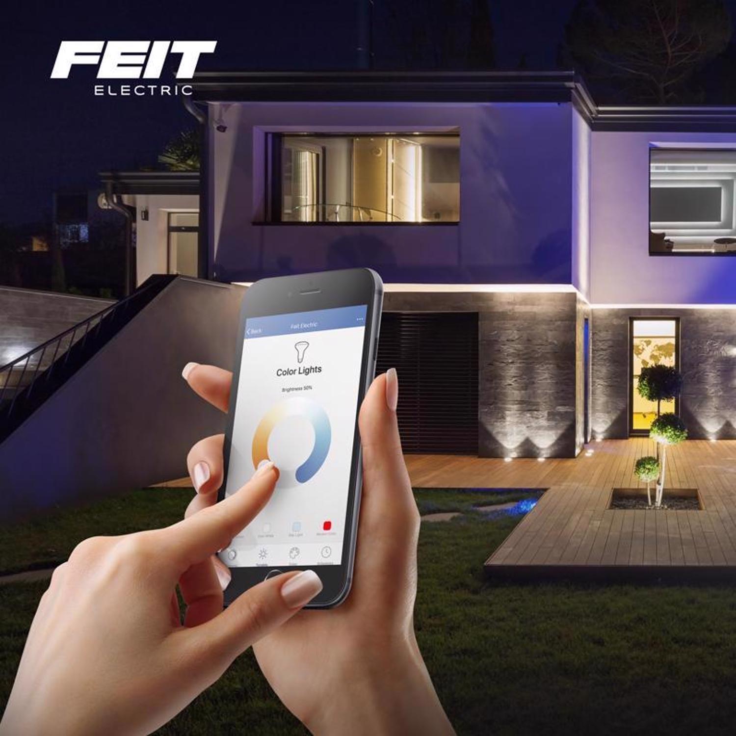 Feit A19 E26 (Medium) Smart-Enabled LED Bulb Tunable White 60 Watt Equivalence 1 pk