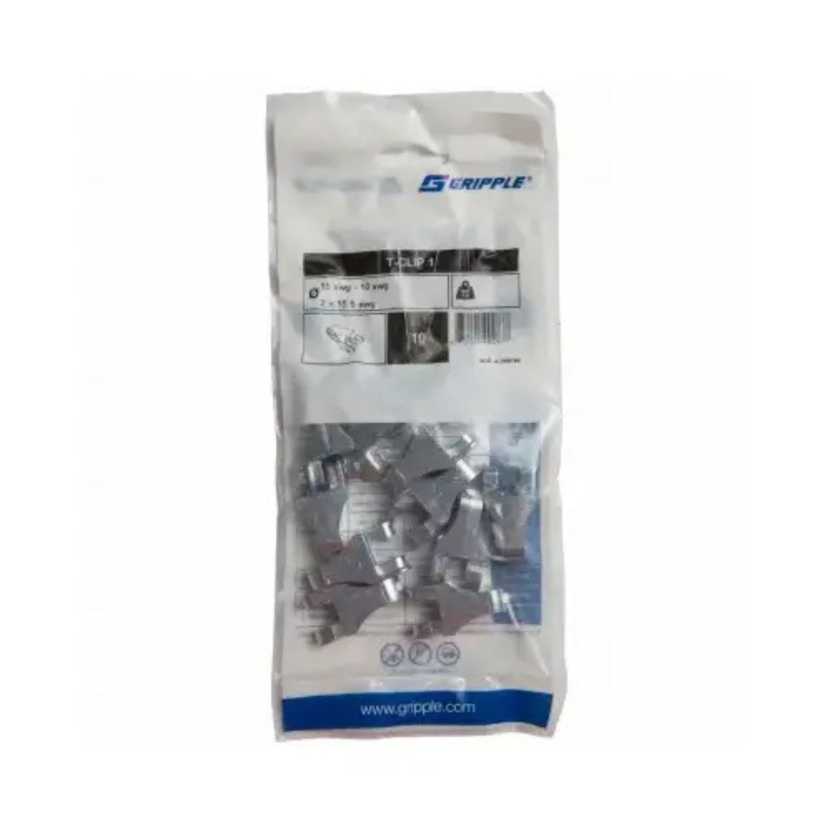Bekaert Gripple T-Clip 10-15.5 GA 10 ct