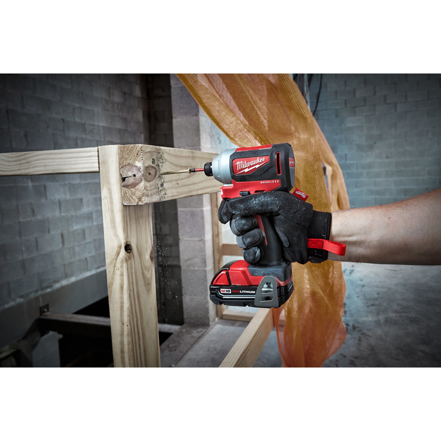 Milwaukee M18 18 V Cordless Brushless 2 Tool Compact Drill and Impact Driver Kit