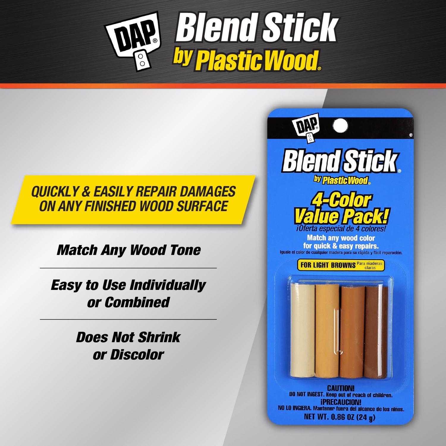 DAP Plastic Wood Light Browns Blend Sticks 0.86 oz