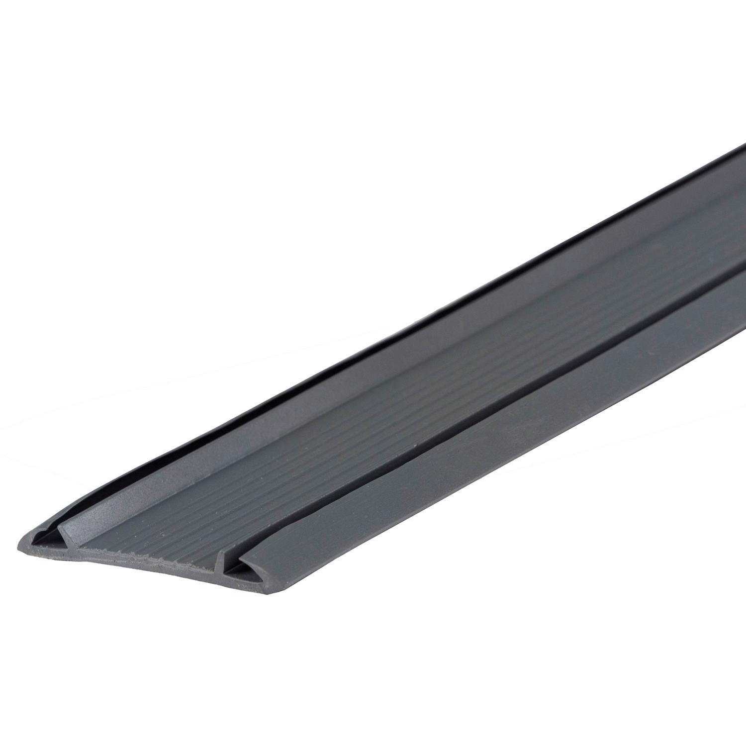 M-D Gray Vinyl Threshold Insert For Low Thresholds 36 in. L X 5/8 in.