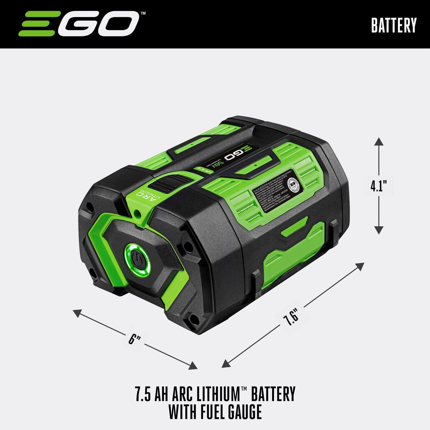 EGO 56V Power+ BA4200T 7.5 Ah Lithium-Ion Battery 1 pc